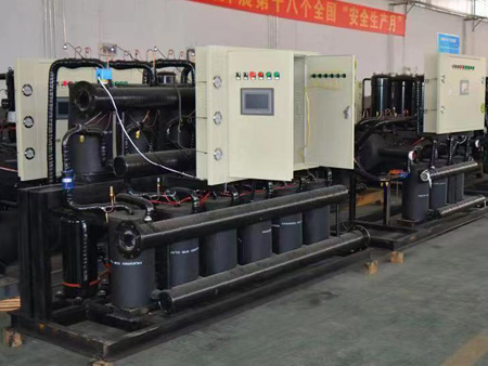 污水源余熱回收機(jī)組車間