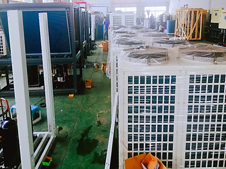 超低溫空氣源熱泵車(chē)間